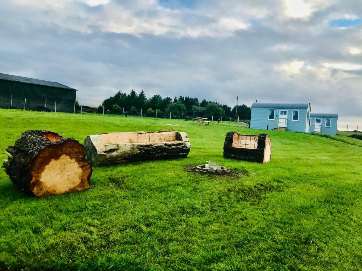 The Snuggly Sheep Shepherd Hut Farm Stay Ballyshannon Exterior foto